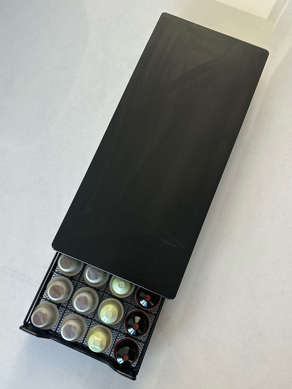 Coffee Pod Under Brewer Storage